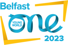 One Young World Belfast 2023 Logo